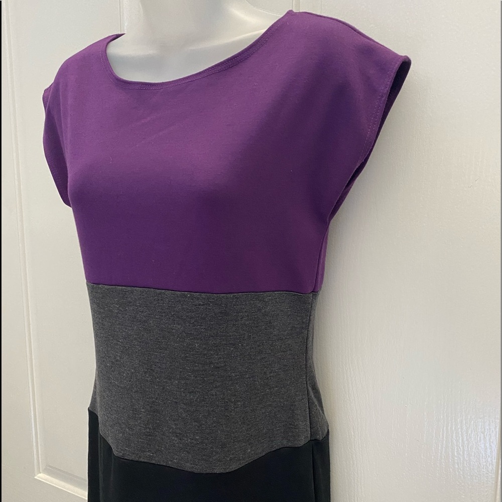 Velvet Torch Purple/Blk/Gry Dress M